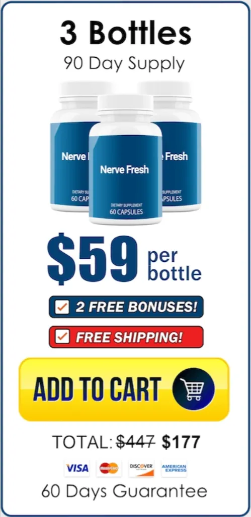 Nerve Fresh price 3 bottle